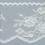 NL713 Nylon Lace - 70mm, White
