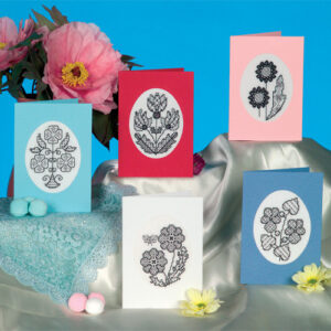 Mary Hickmott Blackwork Flowers Chart