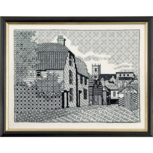 Mary Hickmott Village Etching Chart 24x18cm