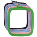 Plastic Hoops - Square Multi Pack - 19.50 x 22.00cm