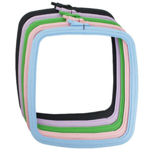 Plastic Hoops - Square Multi Pack
