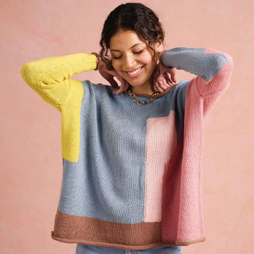 Rowan Yarns Summerlite DK - Coloured Card Sweater - Image 2