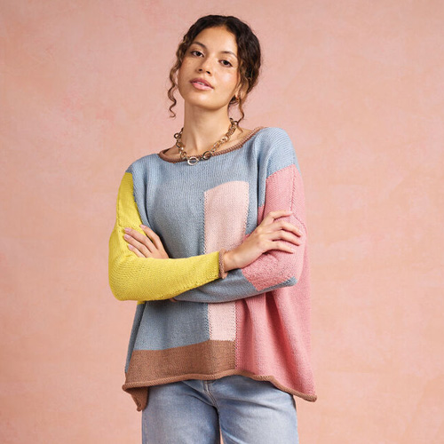 Rowan Yarns Summerlite DK - Coloured Card Sweater - Image 3