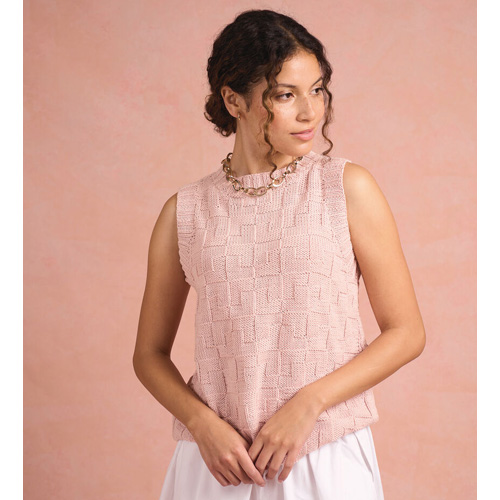 Rowan Yarns Summerlite DK - Squared Paper Vest - Image 2