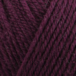 Pure Wool Superwash Worsted - 198 Eggplant