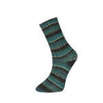 Socks Bamboo - Turquoise-Dark Green-Blue Grey (120-04)