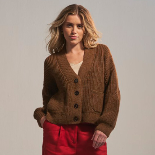 Loveful Recycled Acrylic #10764 - Rare Earth Cardigan