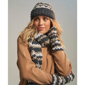 Loveful Recycled Acrylic #10769 - Sea Level Scarf Set
