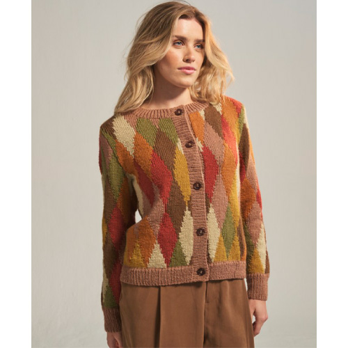 Loveful Recycled Acrylic #10771 - Crossing Continents Cardigan - Image 4