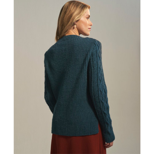 Loveful Recycled Acrylic #10773 - Ocean Currents Sweater - Image 3