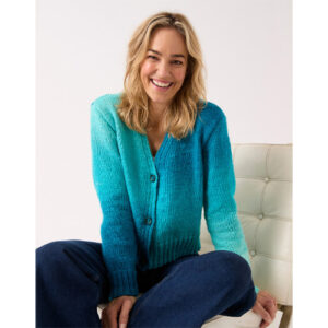 Jewelspun Ombre #10840 - V Nice V Neck Cardigan
