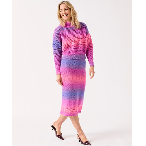 Jewelspun Ombre #10842 - Togetherness Two-Piece - Image 3