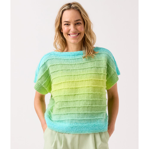 Jewelspun Ombre #10843 - To a Tee Knit Top