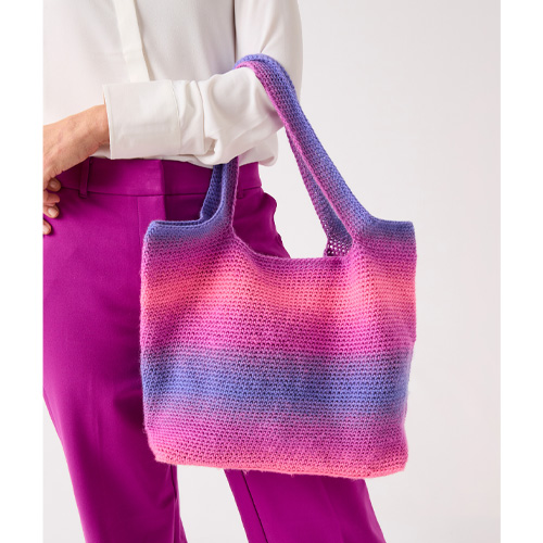 Jewelspun Ombre #10848 - Totally Crochet Tote Bag - Image 2