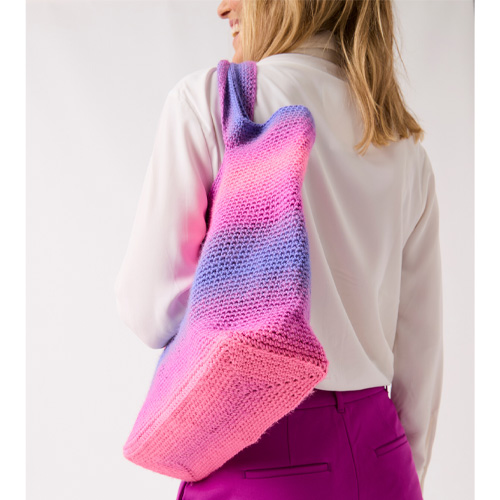 Jewelspun Ombre #10848 - Totally Crochet Tote Bag - Image 3