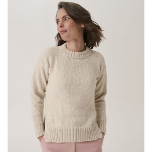 Loveful Bio Blend #10910 - Mushroom Gill Hem Sweater