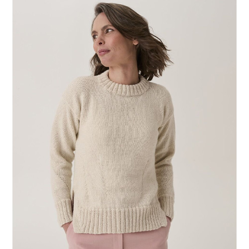 Loveful Bio Blend #10910 - Mushroom Gill Hem Sweater