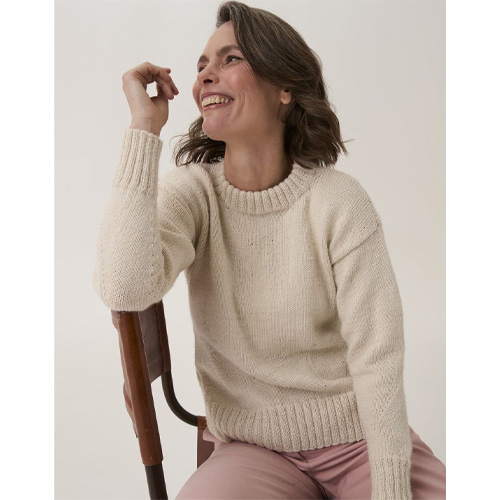 Loveful Bio Blend #10910 - Mushroom Gill Hem Sweater - Image 2