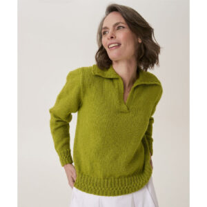 Loveful Bio Blend #10911 - Branched Rib Polo Sweater
