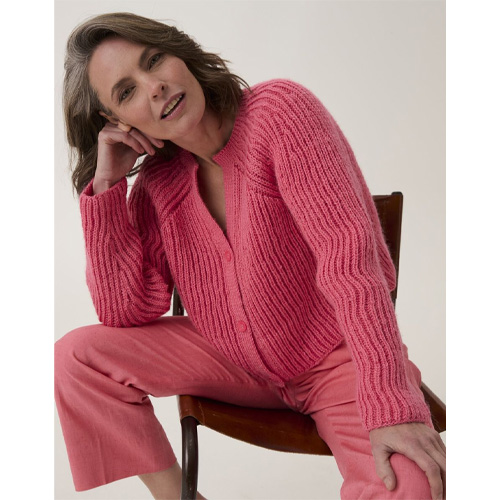 Loveful Bio Blend #10913 - Root System Rib Cardigan - Image 3