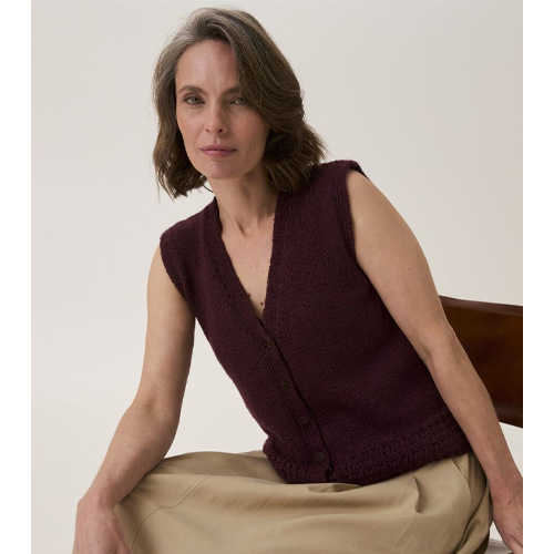 Loveful Bio Blend #10917 - Beehive Rib Vest - Image 2