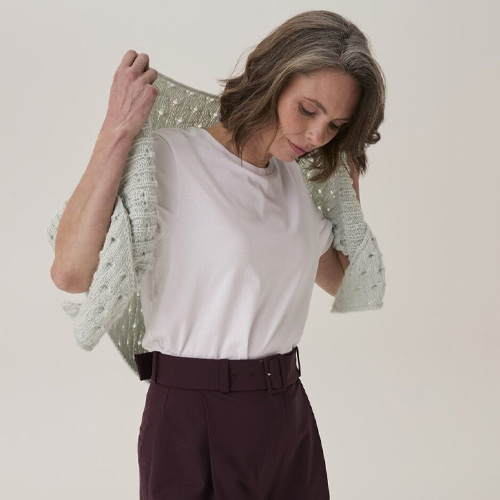 Loveful Bio Blend #10918 - Climbing Ivy Lace Shawl - Image 3
