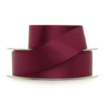 Berisfords Double Faced Satin Ribbon - 15mm - 108 - Burgundy