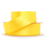 Berisfords Double Faced Satin Ribbon - 15mm - 018 - Yellow
