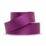 Berisfords Double Faced Satin Ribbon - 15mm - 029 - Plum