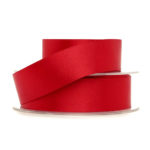 Berisfords Double Faced Satin Ribbon - 3mm - 076 - Cherry