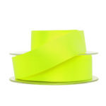 Berisfords Double Faced Satin Ribbon - 15mm - 077 - Flo Yellow