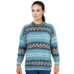 Himalaya Everyday Viking Yarn - 70510 Dark Grey/Light Blue/White