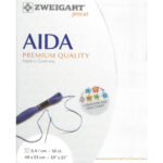 Zweigart Aida 16ct Precut - 100 White