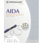 Zweigart Aida 16ct Precut - 713 Pewter