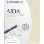 Zweigart Aida 16ct Precut - 770 Platinum