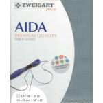 Zweigart Aida 14ct Precut - 594 Misty Blue