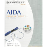 Zweigart Aida 14ct Precut - 718 Silver Grey