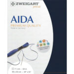 Zweigart Aida 18ct Precut - 589 Navy