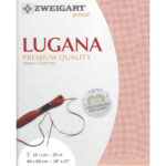 Zweigart Lugana 25ct Precut - 403 Ash Rose