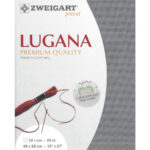 Zweigart Lugana 25ct Precut - 7036 Stone Grey