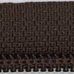 Open End Zip 55cm - 35 Brown