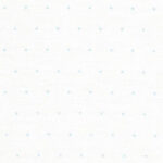 Zweigart Cashel 28ct - 1129 White Blue Dots