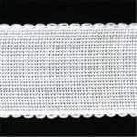 Zweigart Aida Band 14ct/50mm - 10m - 1 White