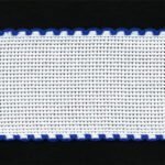 Zweigart Aida Band 14ct/50mm - 5m - 15 White/Navy