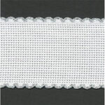 Zweigart Aida Band 14ct/50mm - 5m - 171 White/Silver