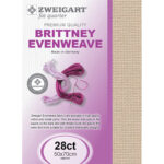 Zweigart Brittney FQ 28ct - 309 Light Mocha