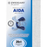 Zweigart Aida FQ 20ct - 100 White