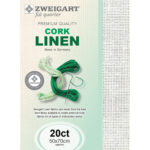 Zweigart Cork FQ 20ct - 101 Antique White