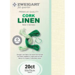 Zweigart Cork FQ 20ct - 222 Cream