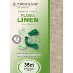 Zweigart Floba Super Fine FQ 35ct - 53 Raw Linen